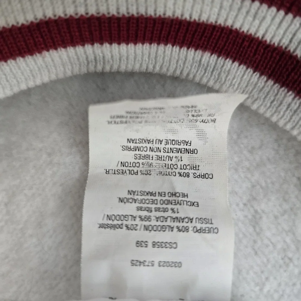 Champion Indiana Hoosiers Uni M crewneck Pullover Sweatshirt Reverse Weave - Picture 10 of 13